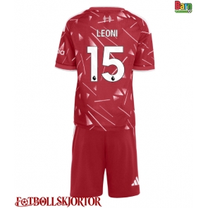 Liverpool Giovanni Leoni #15 Hemmakläder Barn 2026-27 Kortärmad (+ Korta byxor)